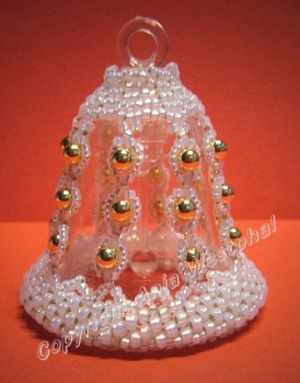 Preview: Beaded Bell weiss