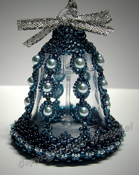 Preview: Beaded Bell blau