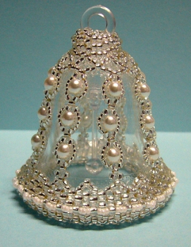 Beaded Bell silber