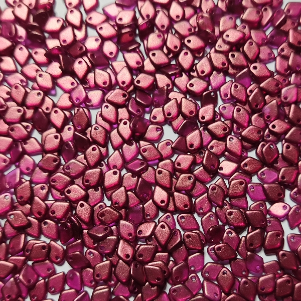 Dragon Scale Beads - Crystal GT French Rose