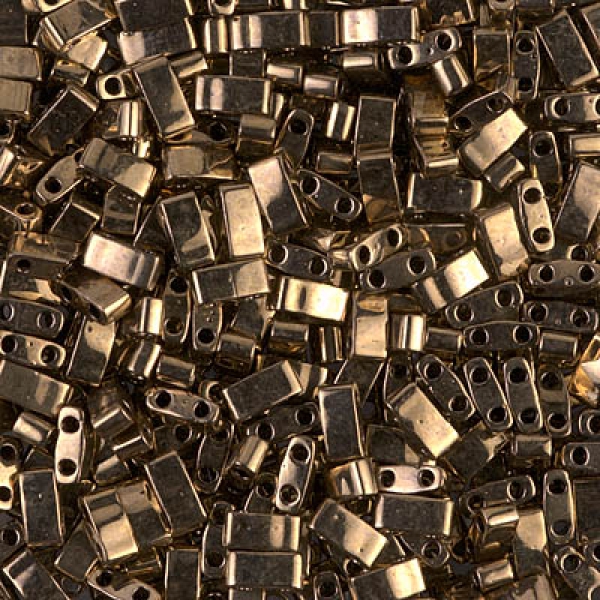 Miyuki Half Tila Beads - Metallic Dark Bronze - 5g