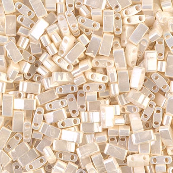 Miyuki Half Tila Beads - Ant. Ivory Ceylon