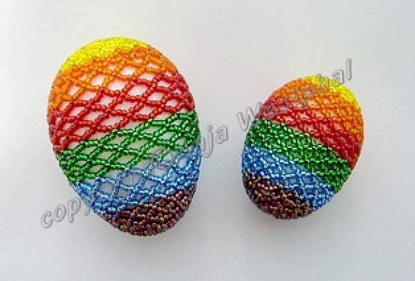 Regenbogen Eier