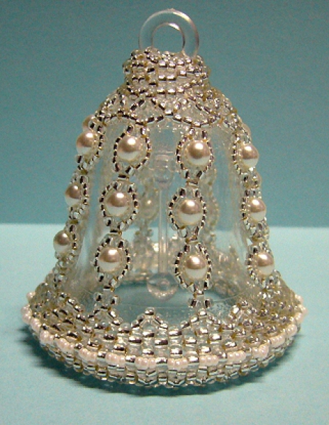 Beaded Bell silber