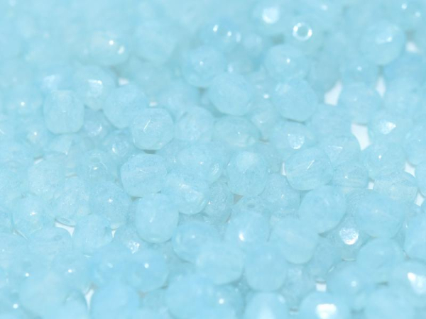4 mm Glasschliffperlen Crystal Aqua