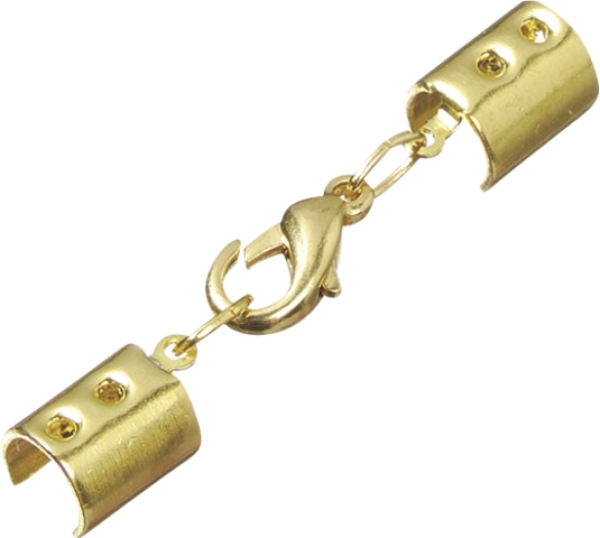 Komplettverschluss 3mm - gold