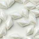 GemDuos - 5x8 mm - White Luster - 25 Stück