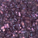 Miyuki Half Tila Beads - Light Amethyst Gold Luster