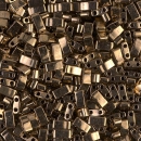 Miyuki Half Tila Beads - Metallic Dark Bronze - 5g