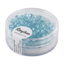 3 mm Glasschliffperlen Türkis AB - 100 Stück