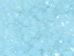 4 mm Glasschliffperlen Crystal Aqua