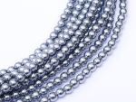 Glasperlen Silvergrey