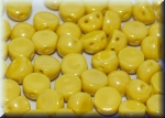 2-Hole-Cabochons 6mm Lemon Shimmer